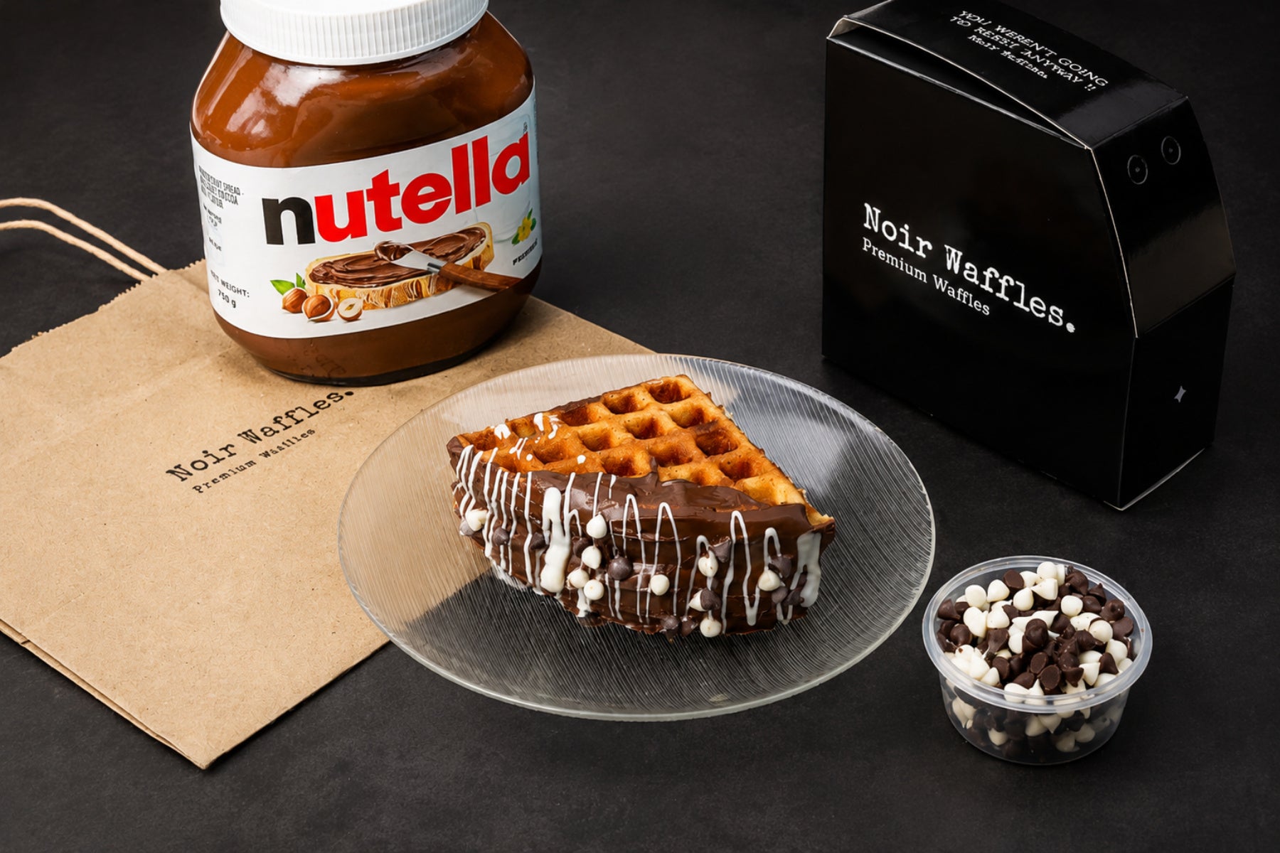 Noir Nutella Waffle