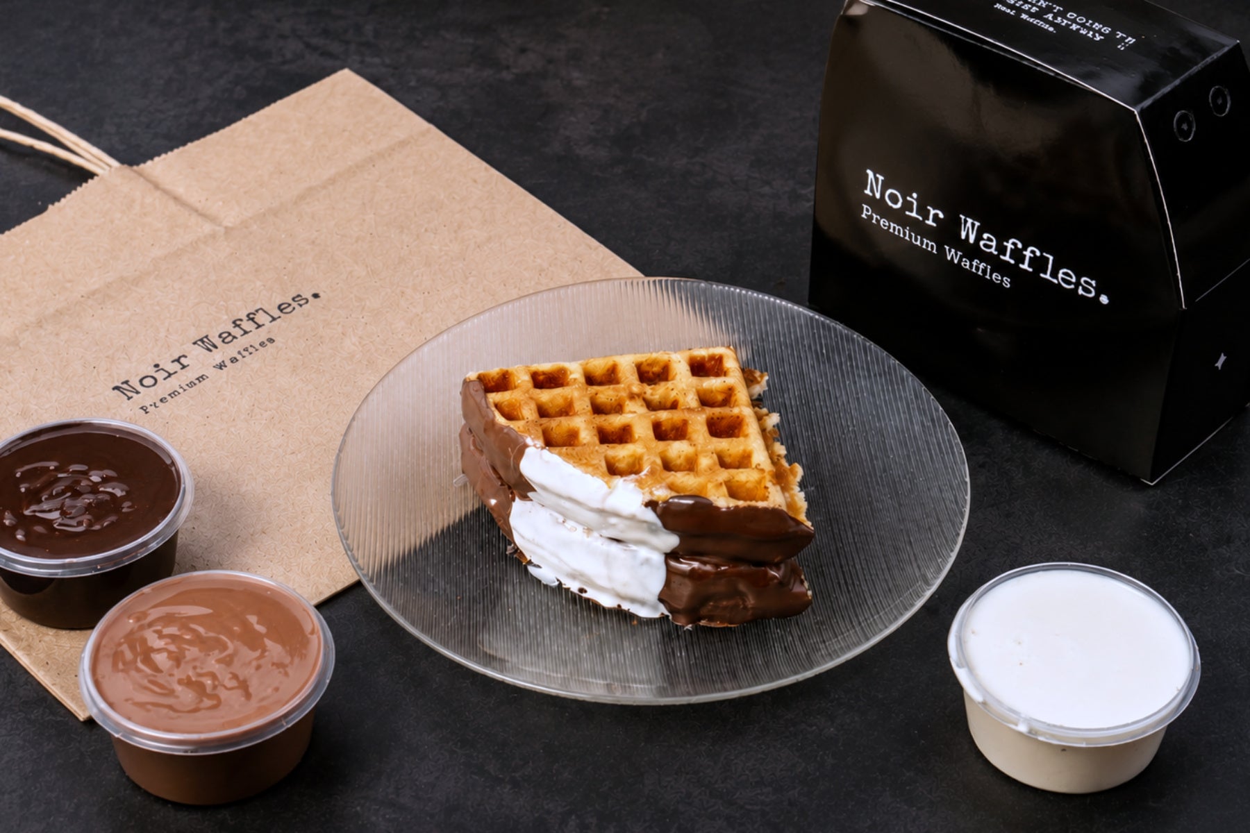 Triple indulgence Waffle